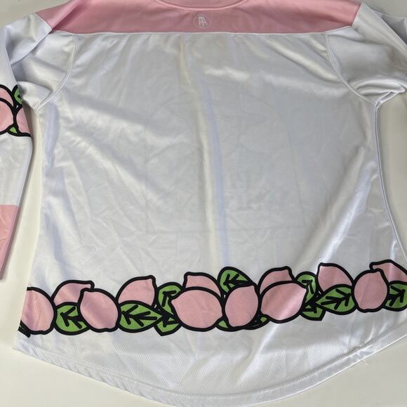 Barstool Sports Men League Sweaters Pink Whitneys Hockey Jersey Adult Sz XL Rare - Picture 10 of 16